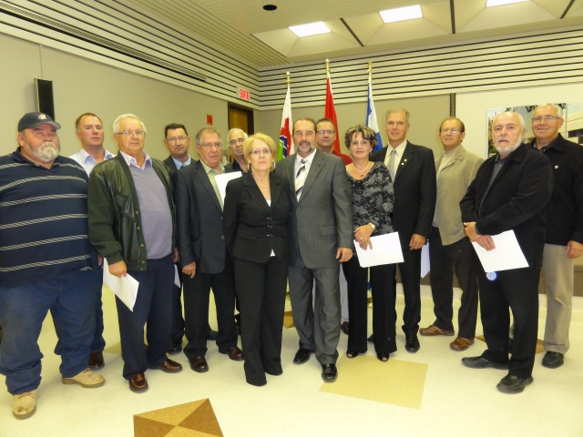 Plusieurs maires du territoire étaient présents à l’annonce